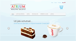 Desktop Screenshot of nakupnigalerieatrium.cz